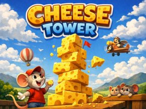Cheese Block Stacking Challenge