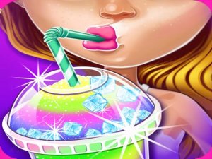 Ice Slushy Maker Rainbow Desserts Online Cooking Game