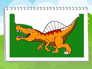 Dinosaur Coloring Book Game