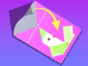 Cute Folding Paper Puzzle