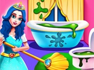 Princess Home Cleaning Puzzle Game