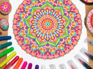 Mandala Pages Coloring Game