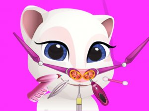 Talking Tom Angela Nose Doctor Online Game Kids Doctor Game