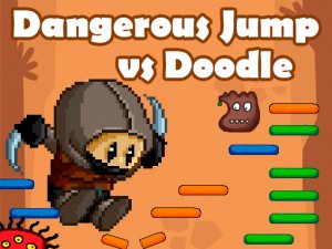 Dangerous Jump vs Doodle Jump Online Arcade Game