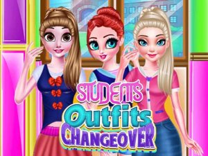 Students Outfits Changeover Dress Up Game - Fashion Game