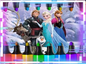 Anna Frozen Match 3 Book Online Puzzle Game