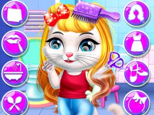 Kitty Hair Salon for Kids