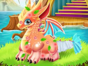 Cute Dragon Recovery Care Game - Kids Care Game