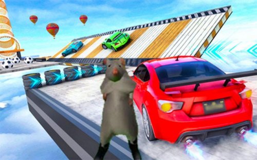 Rato Milton: Extreme Ramp Stunts - Car Jumping Game