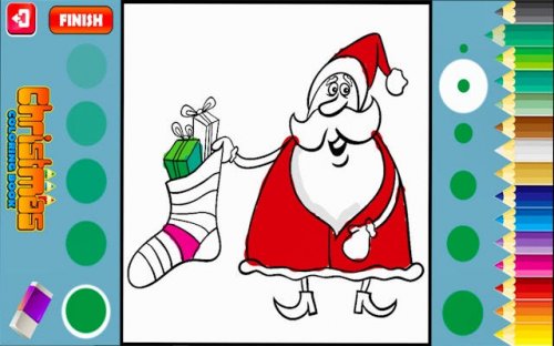 Christmas Coloring Book - Santa Drawing Game