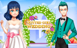 Dotted Girl Wedding Dress Up Game