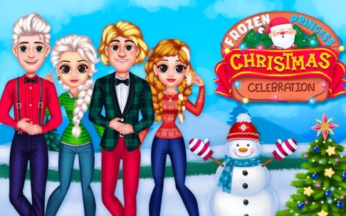Frozen Princess Christmas Celebration Game