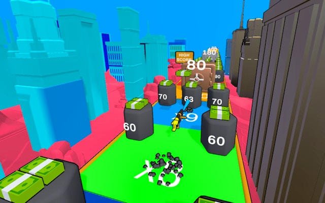 Human Stickman Fighter: firearm Battle & Evolution