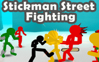 Stickman Street Fighting 3D - Action Brawler Game