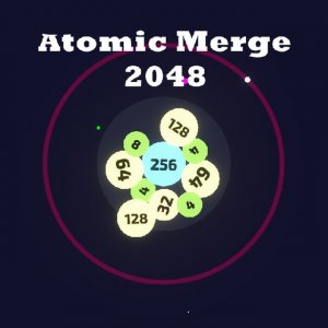 Atomic Merge 2048 Puzzle