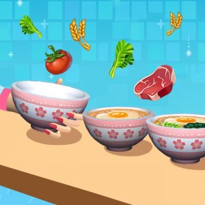 Noodle Stack Runner Online Arcade Game