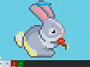 Numbered Pixel Coloring Puzzle